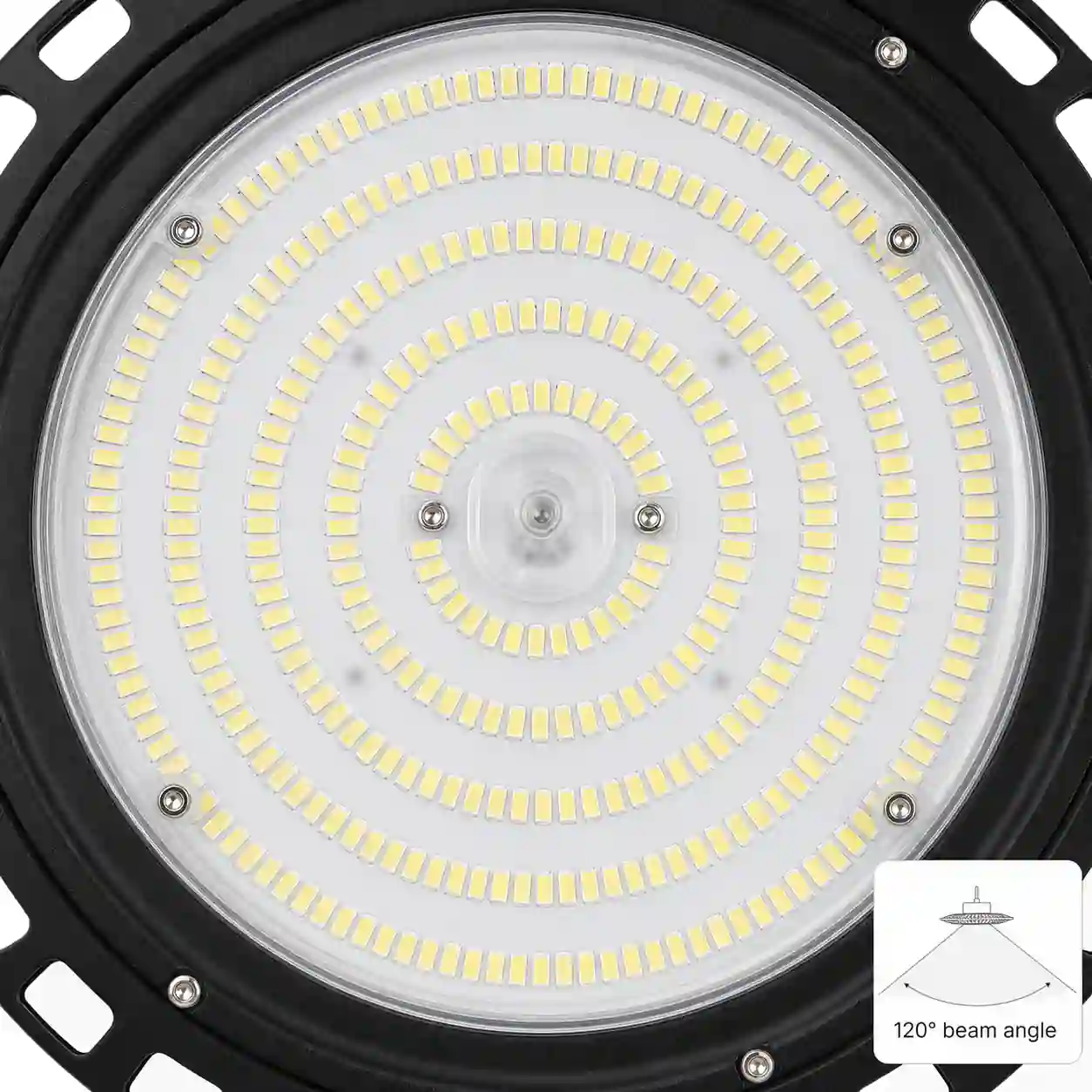 LED čip Samsung svítidla HIBAY UFO S200 s úhlem svícení 120 stupňů